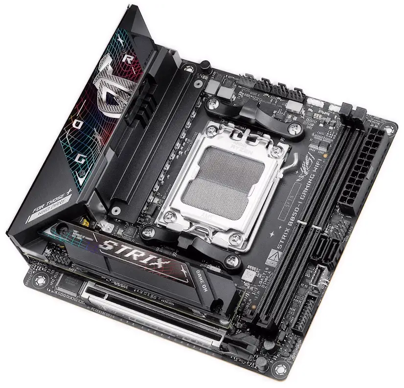 Informático Sanchinarro - Montaje ASUS ROG STRIX B850-I GAMING WIFI Sanchinarro